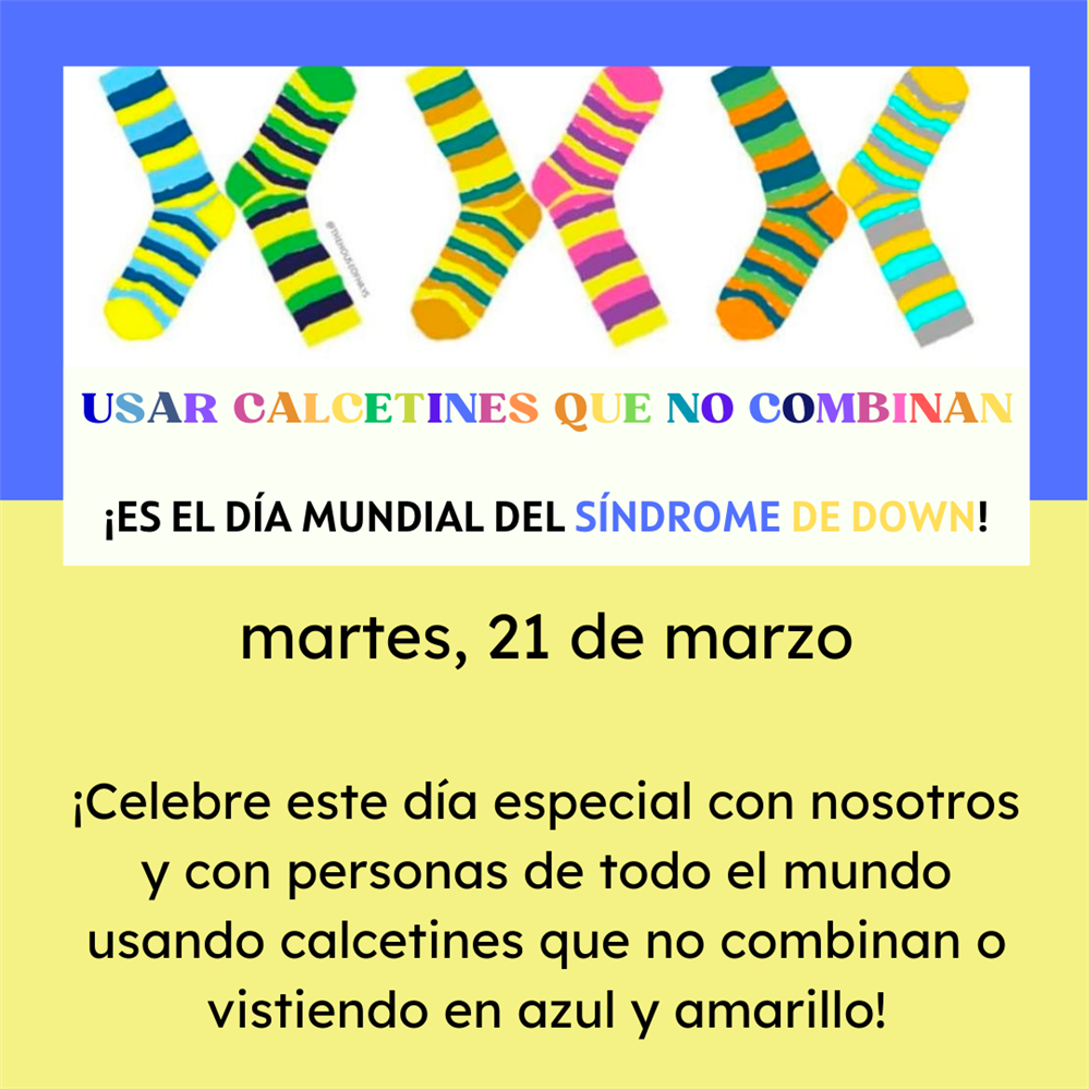   ¡Día Mundial del Síndrome de Down!